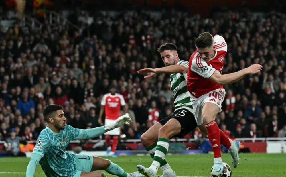 双线冲冠，恭喜阿森纳，0-0、1-0葡体晋级欧冠四强，半决赛对战马竞